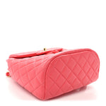 Lambskin Quilted Mini Urban Spirit Backpack Pink