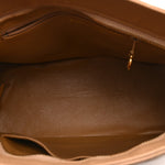Caviar Quilted Medallion Tote Beige