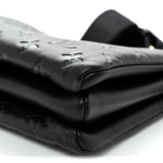 Lambskin Embossed Monogram Coussin PM Black