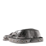 Metallic Agneau Arena Le Cagole Shoulder Bag XS Silver