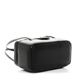 Shiny Caviar Preppy Coco Long Vanity With Strap Black