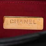 Lambskin Quilted Medium Chanel 19 Flap Black