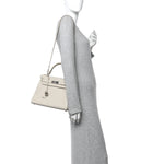 Togo Matte Alligator Kelly Retourne Touch 28 Beton