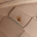 Patent Nappa Intrecciato Mini Loop Camera Bag White
