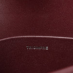 Shiny Calfskin Teen Triomphe Burgundy
