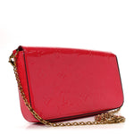 Vernis Felicie Pochette Chain Wallet Hot Pink