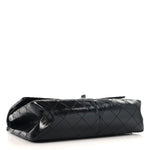 Glazed Calfskin Quilted 2.55 Reissue 226 Flap So Black