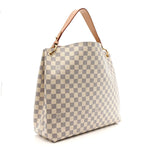 Damier Azur Graceful MM Rose Ballerine