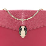 Galuchat Calfskin Serpenti Forever Crossbody Bag Pink