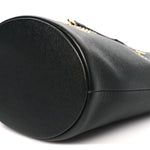 Caviar Deauville Drawstring Bucket Bag Black