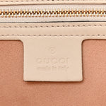 GG Supreme Monogram Medium Padlock Tote White