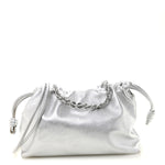 Metallic Nappa Donut Chain Flamenco Knot Silver