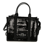 Sequin Small The Tote Bag Black