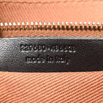 Calfskin Canvas Medium Muse Two Brown