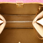 Swarovski Crystal Minaudière Clutch Pink