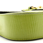 Lizard Mini Horsebit 1955 Shoulder Bag Green