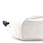 Re-Nylon Triangle Mariner Small Bucket Bag White Baltico