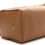 Saffiano Rectangular Shoulder Bag Brown