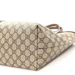 GG Supreme Monogram Medium Ophidia Shopping Tote  Brown
