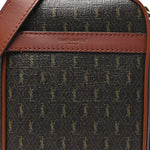 Canvas Smooth Calfskin Le Monogramme Crossbody Pouch Chestnut