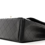 Caviar Quilted Maxi Double Flap Black