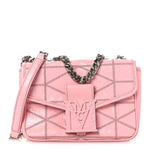 Crash Calf Quilted Mini Travia Shoulder Bag Pink