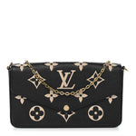 Empreinte Monogram Giant Felicie Pochette Black Beige