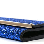 Glitter Milla Wallet on Chain Navy