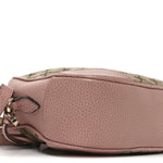 Monogram Mini Bree Messenger Bag Beige Soft Pink