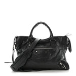 Agneau Classic Silver Hardware City Gris Fossile