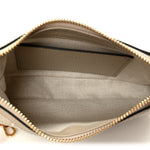 GG Supreme Monogram Textured Dollar Calfskin Web Mini Ophidia GG Handbag Beige Mystic White Oatmeal