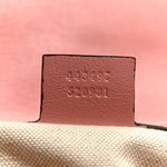 Azalea Calfskin Enamel Matelasse Diagonal Small Torchon GG Marmont Shoulder Bag New Cherry Red Wild Rose