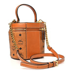 Visetos Small Cylinder Crossbody Bag Cognac