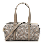 GG Shadow Monogram Ophidia Top Handle Bowler Bag Taupe