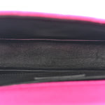Jersey Wool Patchwork Monogram Medium Jamie Baguette Magenta