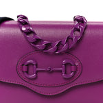 Azalea Calfskin Web Small Horsebit 1955 Crossbody Bag Spicy Cyclamin