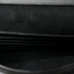 Ultra Matte Calfskin Saddle Chain Pouch Black