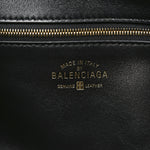 Grained Calfskin Medium Carrie Bowling Bag Black