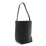 Grained Calfskin Medium N/S Park Tote Black