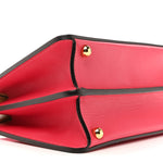 Vitello Seta Shiny Nappa Small Peekaboo I SEE U Satchel Lampone Light Rose