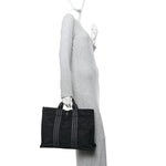 Canvas Herline MM Tote Black