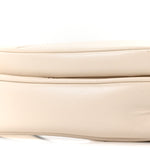 Calfskin Matelasse Diagonal Mini Interlocking G Heart Shoulder Bag Mystic White