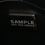 Tweed Quilted Mini Square Flap Black