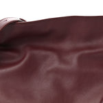 Nappa Medium Flamenco Knot Bag Dark Burgundy