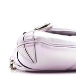 Iridescent Nappa Vertical Matelasse Medium Maxi Horsebit Chain Shoulder Bag Escape Pink