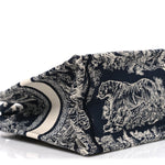 Canvas Embroidered Small Dioriviera Toile De Jouy Book Tote Blue