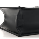Oblique Calfskin Small Book Tote With Strap Blue Multicolor