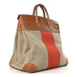 Toile Natural Barenia Flag HAC Birkin 40 Fauve Paprika