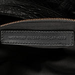 Arena Lambskin Brass Hardware Le City Travel Bag Black