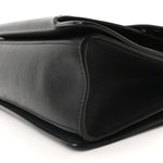 Goatskin Grommet Medium GV3 Shoulder Bag Black